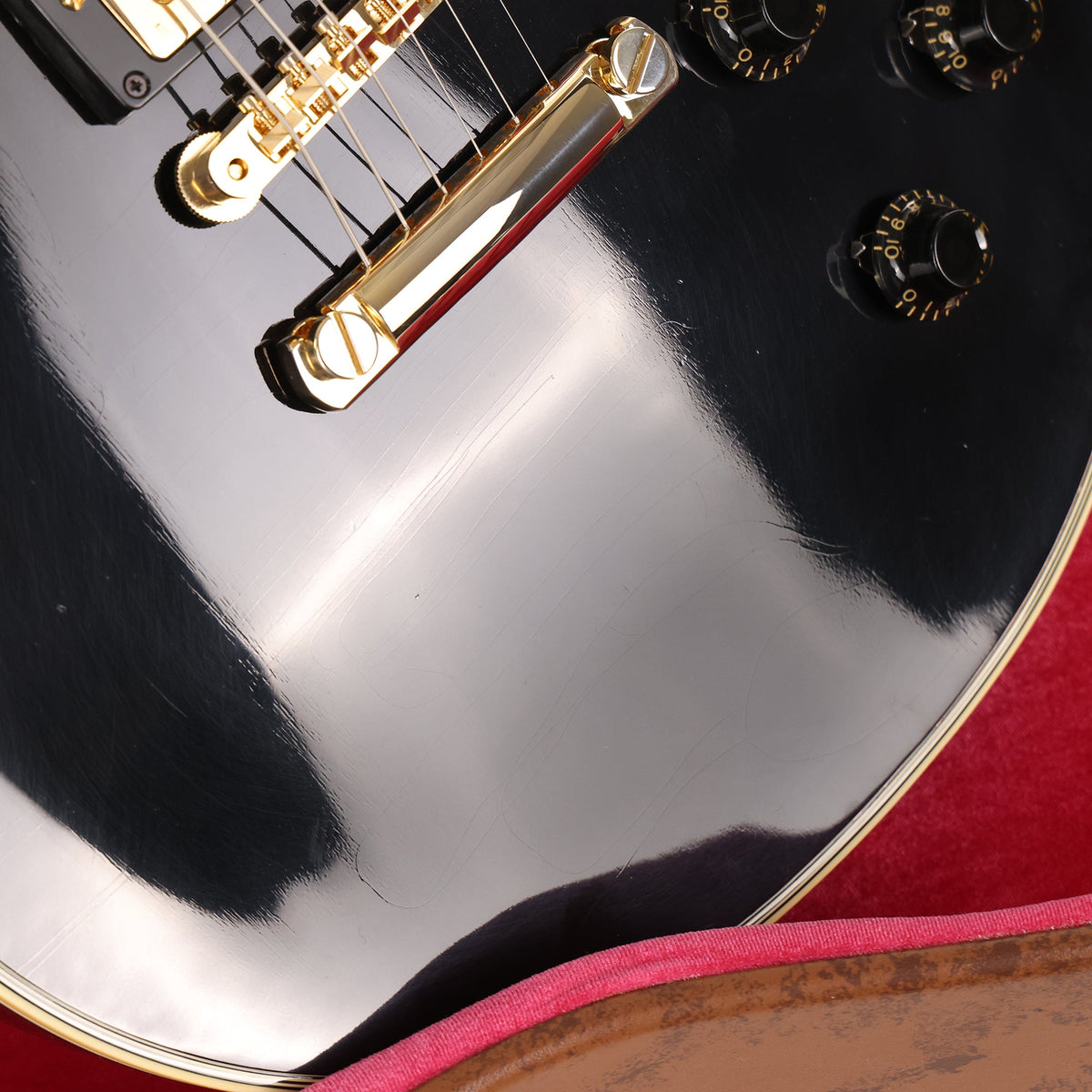 Gibson Custom Shop 1954 Les Paul Custom Ebony Ultra Light Aged — 8