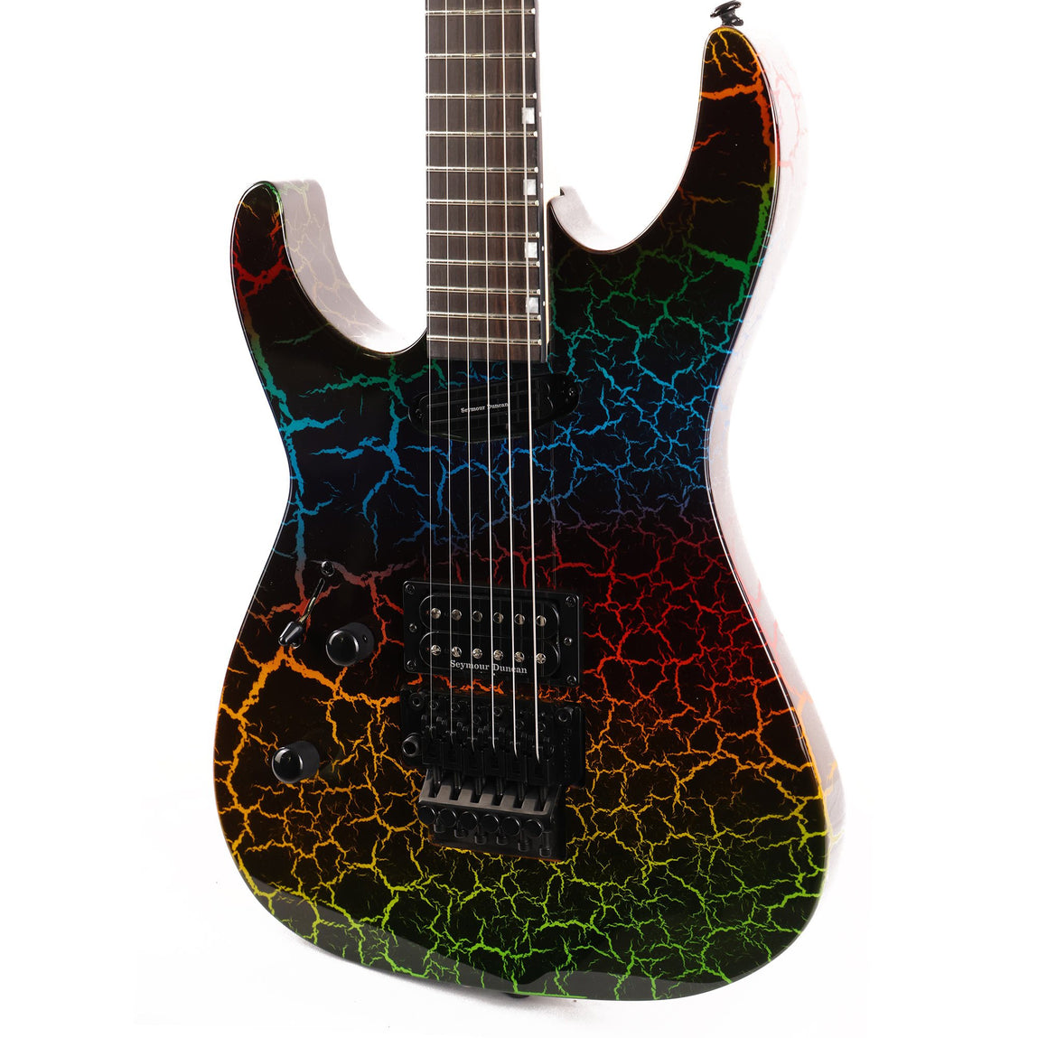 ESP LTD Mirage Deluxe '87 Left-Handed Limited Edition Rainbow
