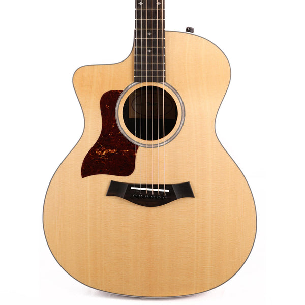 Taylor 214ce DLX Grand Auditorium Left-Handed Acoustic-Electric Natural