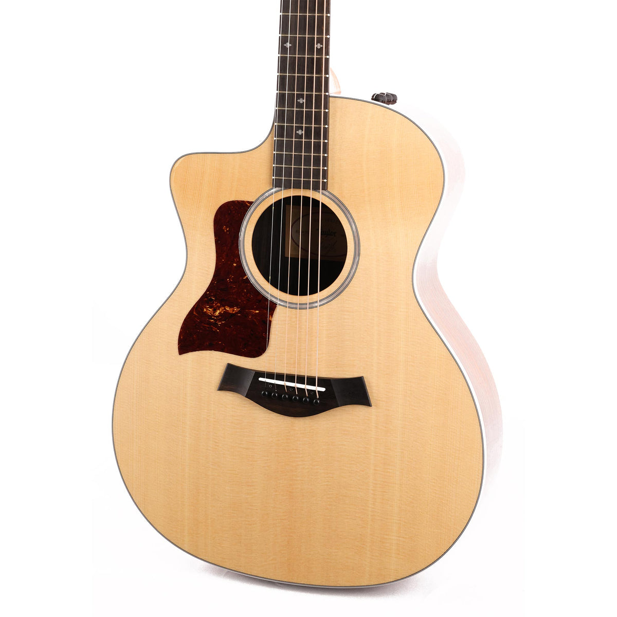 Taylor 214ce DLX Grand Auditorium Left-Handed Acoustic-Electric Natural — 7