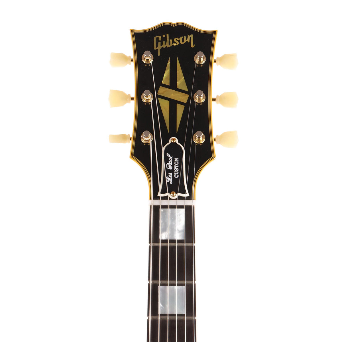 Gibson Custom Shop 1957 Les Paul Custom Reissue 3-Pickup with Bigsby Ebony VOS — 4