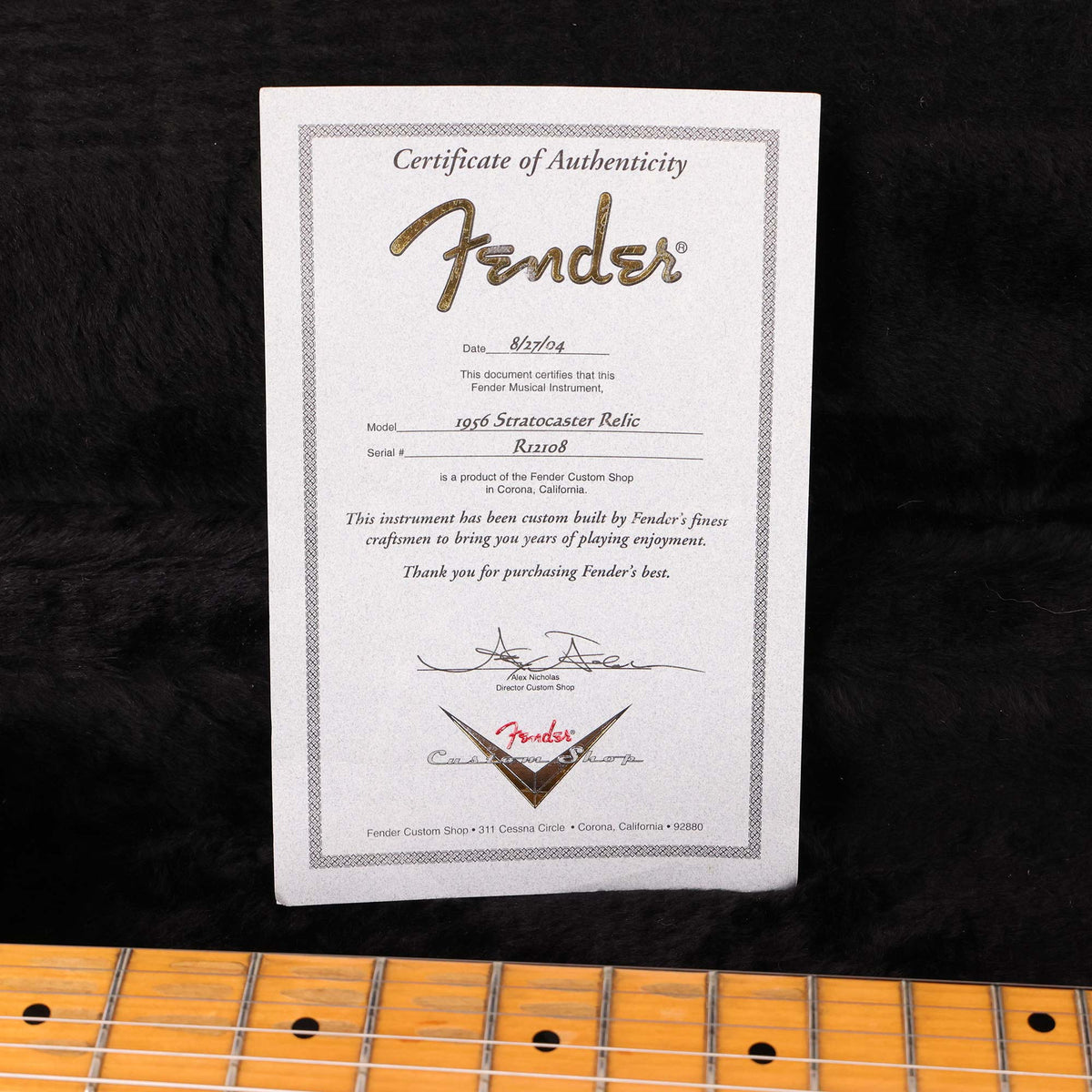 Fender Custom Shop 1956 Stratocaster Relic 2-Tone Sunburst 2004 — 11