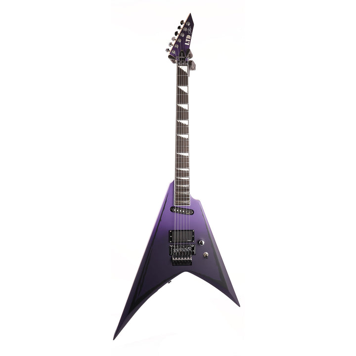 ESP LTD Alexi Laiho Ripped Signature Guitar Purple Fade Satin with Ripped Pinstripes