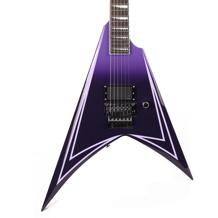ESP LTD Alexi Laiho Hexed Signature Guitar Purple Fade Satin with Ripped Pinstripes