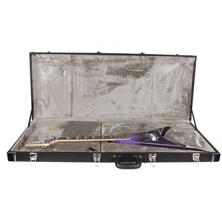 ESP LTD Alexi Laiho Hexed Signature Guitar Purple Fade Satin with Ripped Pinstripes