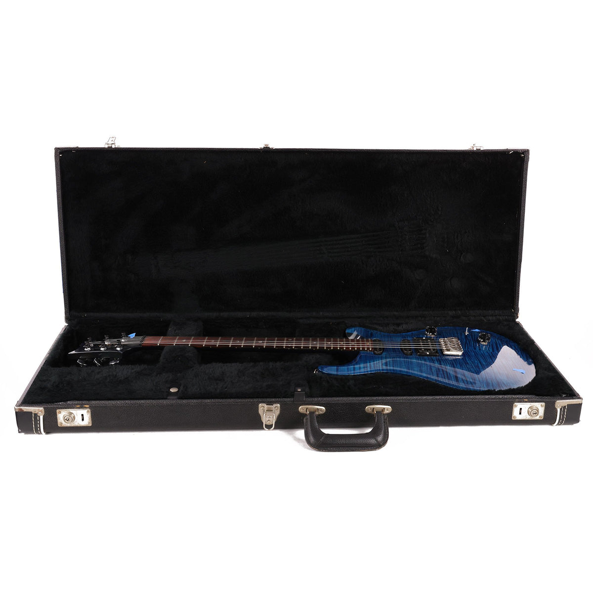 1990 PRS Studio 10-Top Transparent Blue — 12