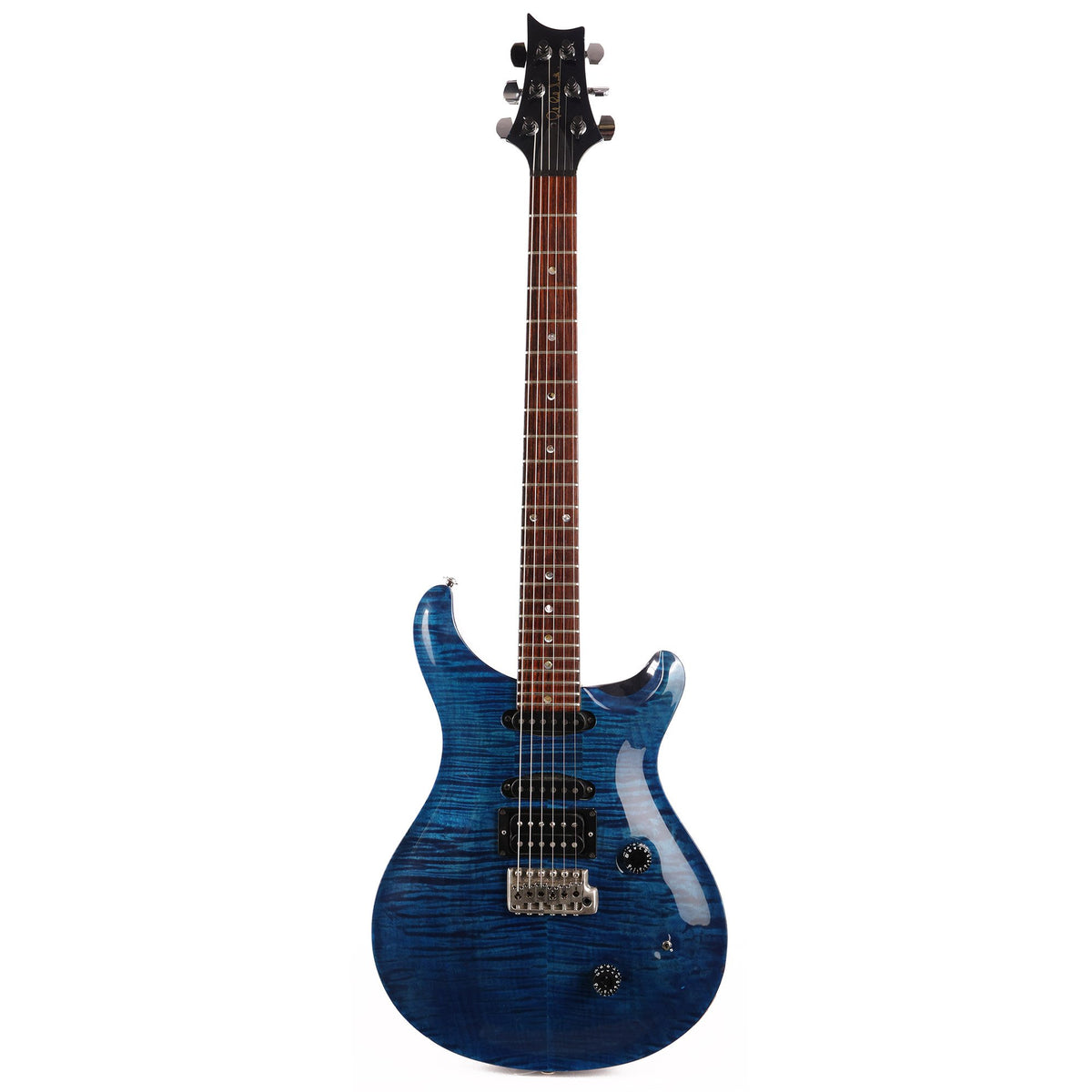 1990 PRS Studio 10-Top Transparent Blue — 2