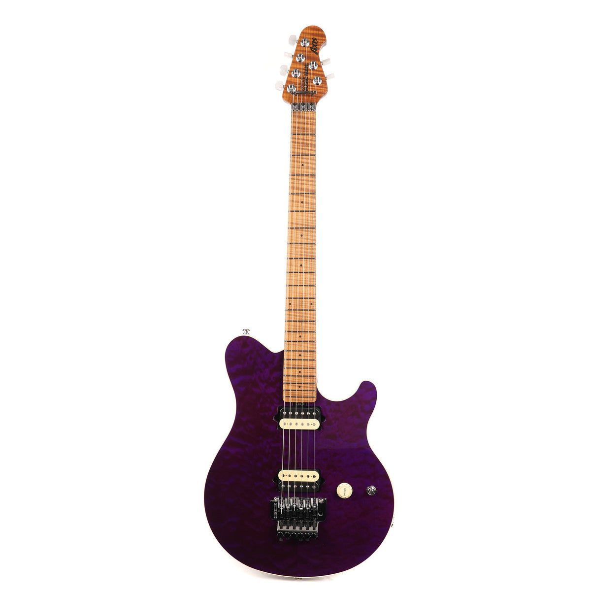 Ernie Ball Music Man Axis Quilt Top Music Zoo Exclusive Amethyst — 2