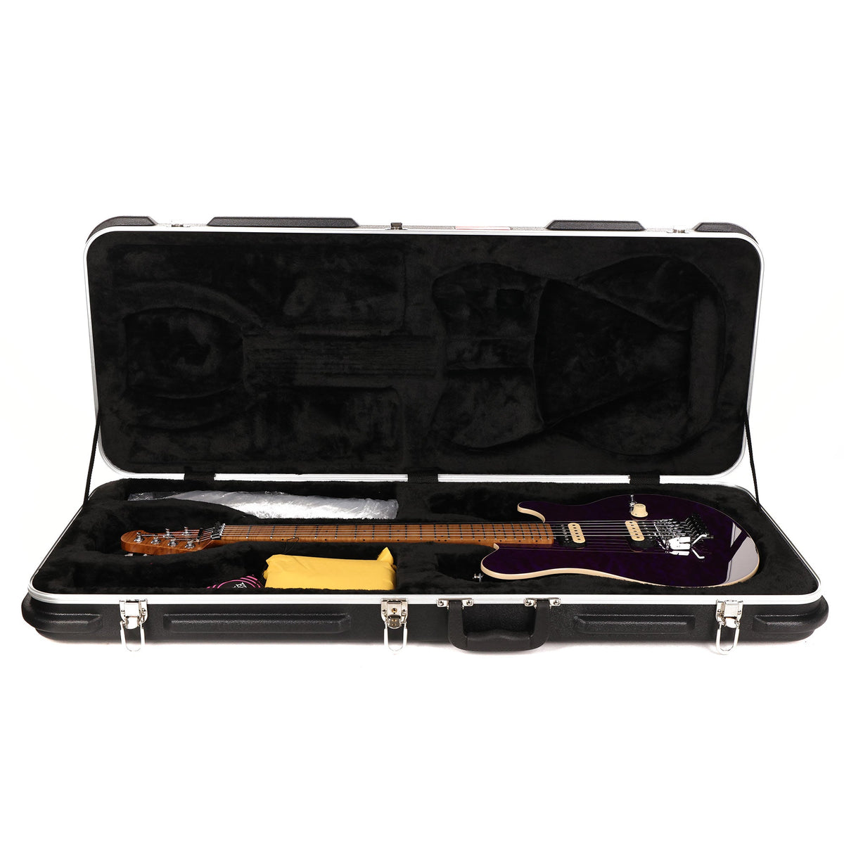 Ernie Ball Music Man Axis Quilt Top Music Zoo Exclusive Amethyst — 8