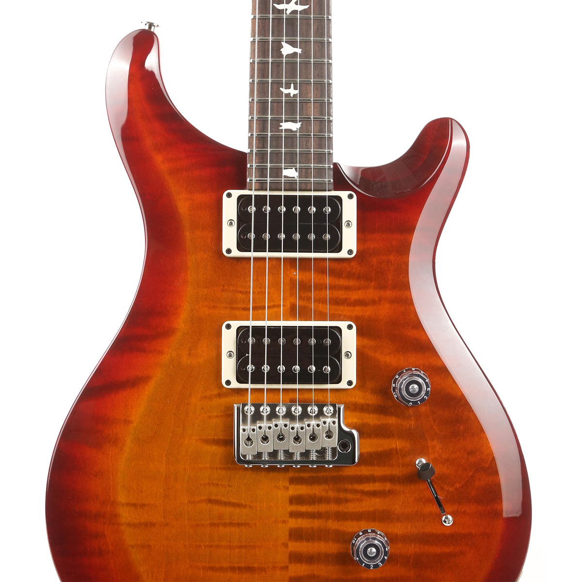 Paul Reed Smith S2 Custom 24 Dark Cherry Sunburst — 6