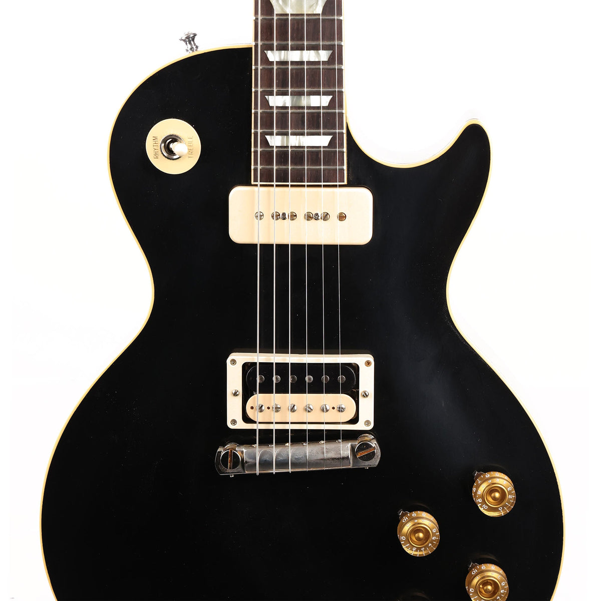 Gibson Custom Shop 1954 Les Paul Standard Wraparound Rocker Ebony VOS Made 2 Measure — 6
