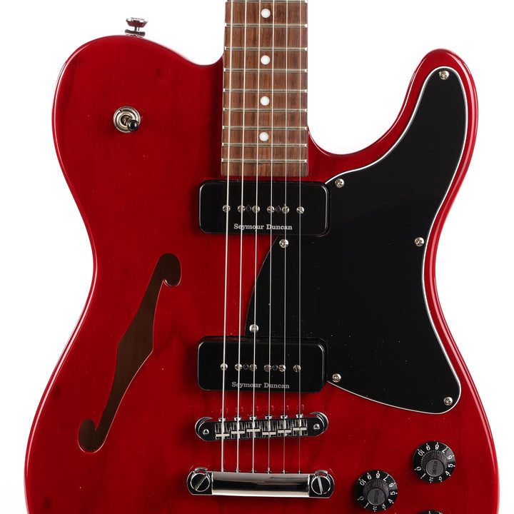 Fender Jim Adkins JA-90 Telecaster Thinline Crimson Transparent 2019