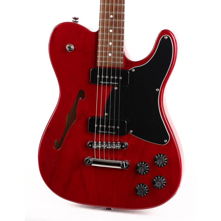 Fender Jim Adkins JA-90 Telecaster Thinline Crimson Transparent 2019