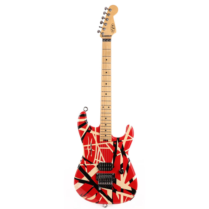 EVH Striped Series Red with Black and White Stripes 2016