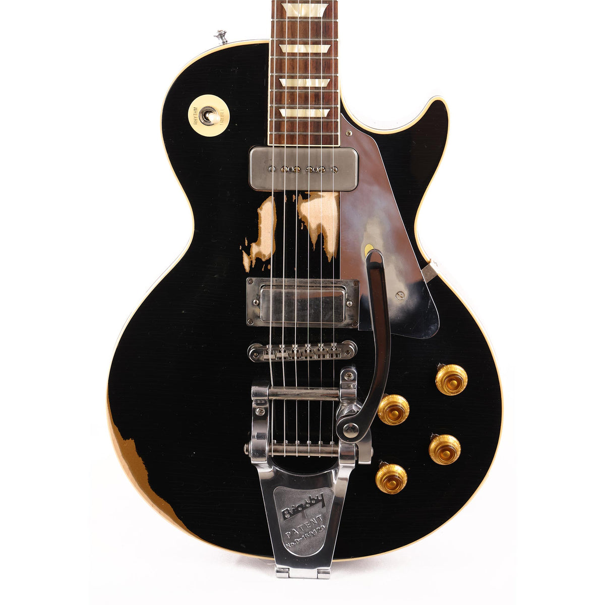 Gibson Custom Shop 1956 Les Paul Made 2 Measure Black over Gold 2020 — 1