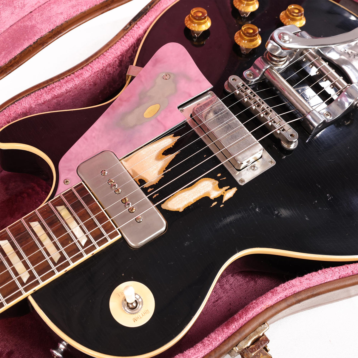 Gibson Custom Shop 1956 Les Paul Made 2 Measure Black over Gold 2020 — 9