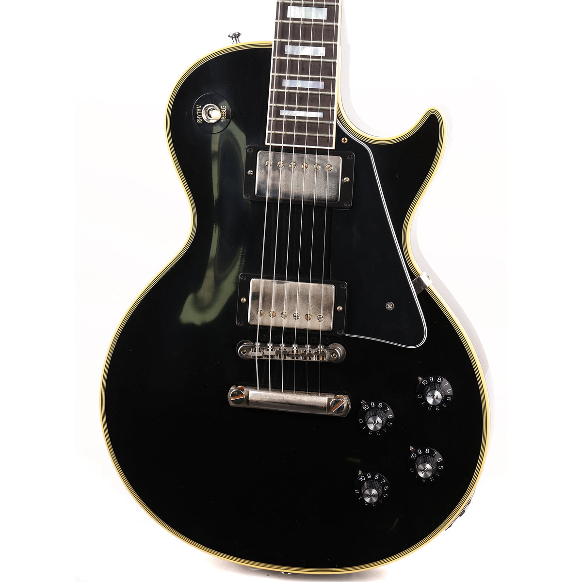 Gibson Custom Shop 1968 Les Paul Custom Reissue Made 2 Measure VOS Ebony Nickel Hardware — 7