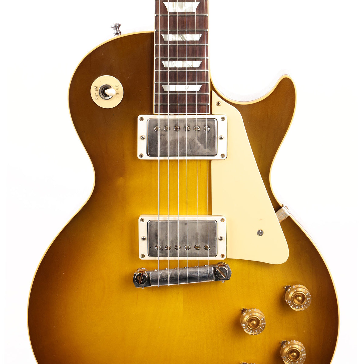 Gibson Custom Shop 1954 Les Paul Reissue with Humbuckers Green Lemon VOS Made 2 Measure — 6
