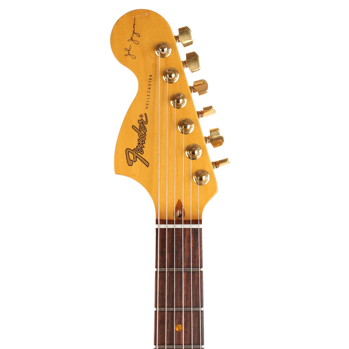Fender John Jorgenson Hellecaster Stratocaster Guitar Black Sparkle — 4