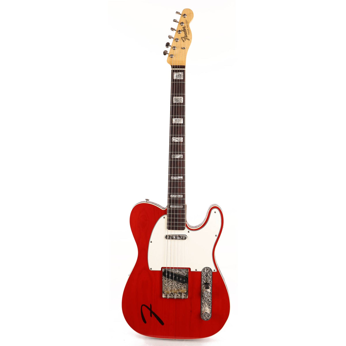1992 Fender Custom Shop Roundup Telecaster Fred Stuart Built Transparent Red — 2