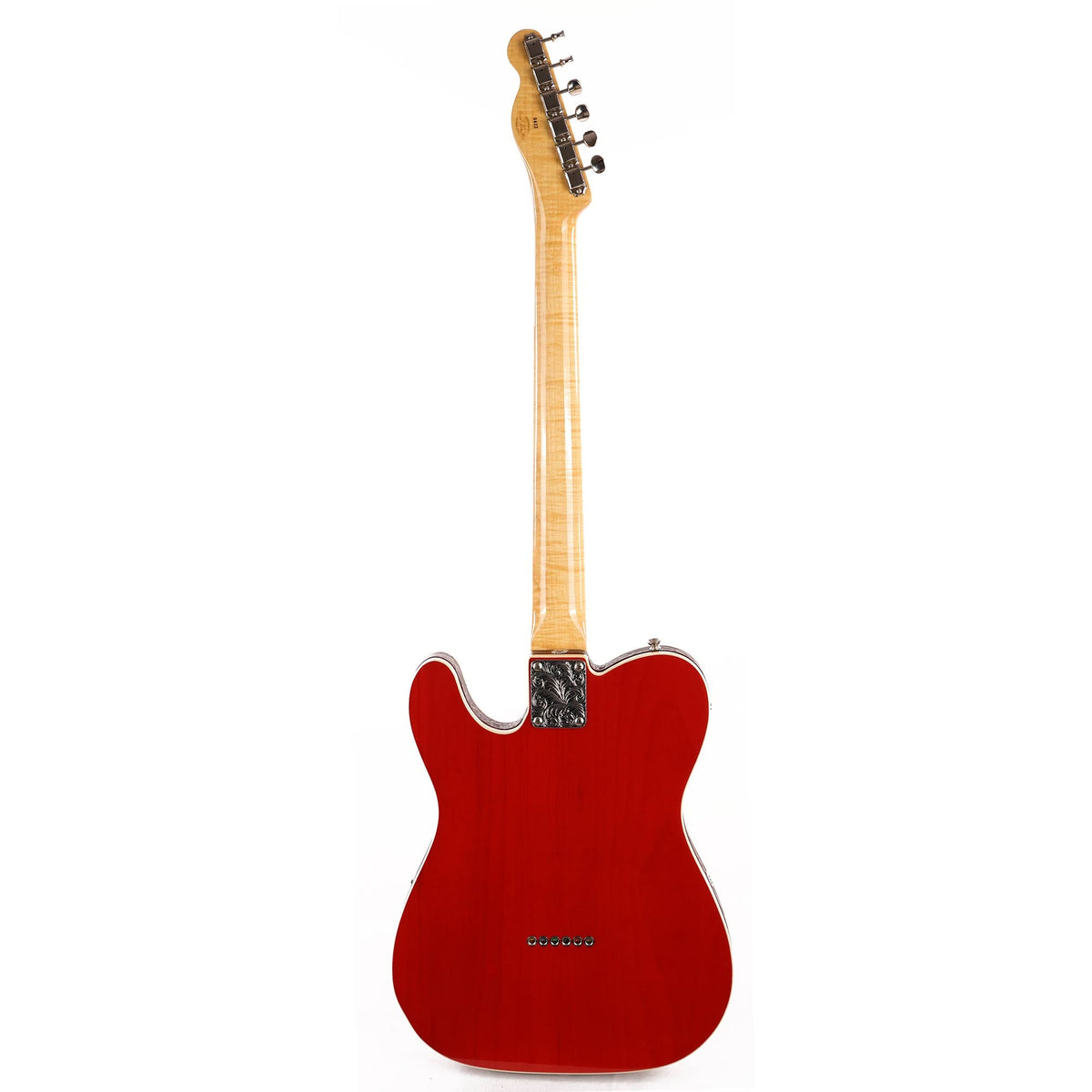 1992 Fender Custom Shop Roundup Telecaster Fred Stuart Built Transparent Red — 3