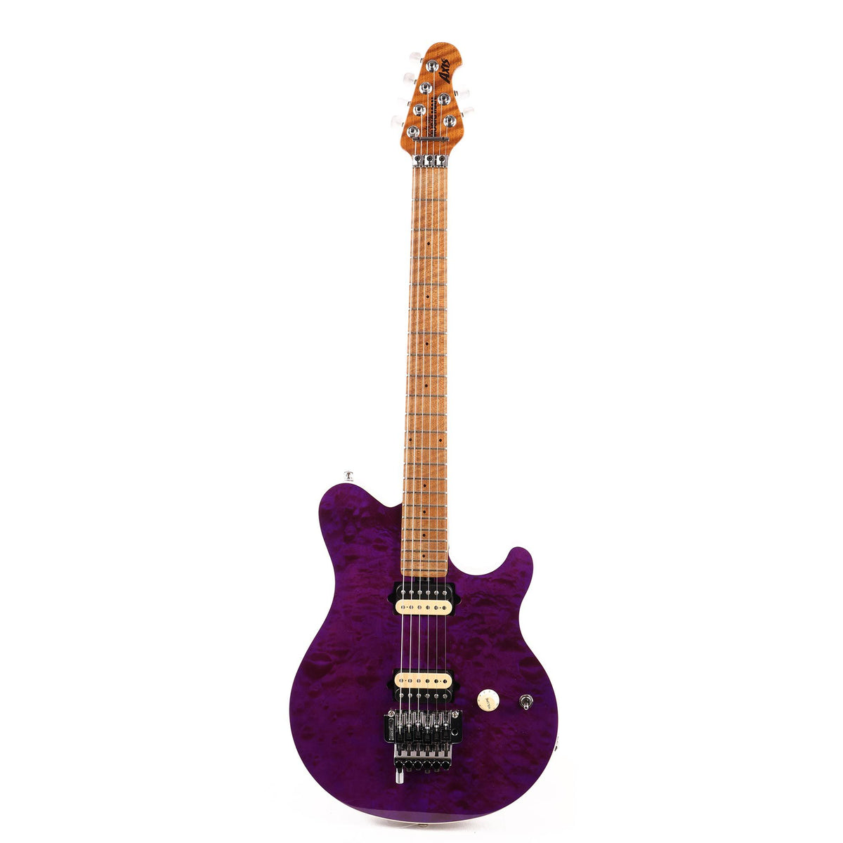 Ernie Ball Music Man Axis Guitar Quilt Top Music Zoo Exclusive Amethyst 2019 — 2