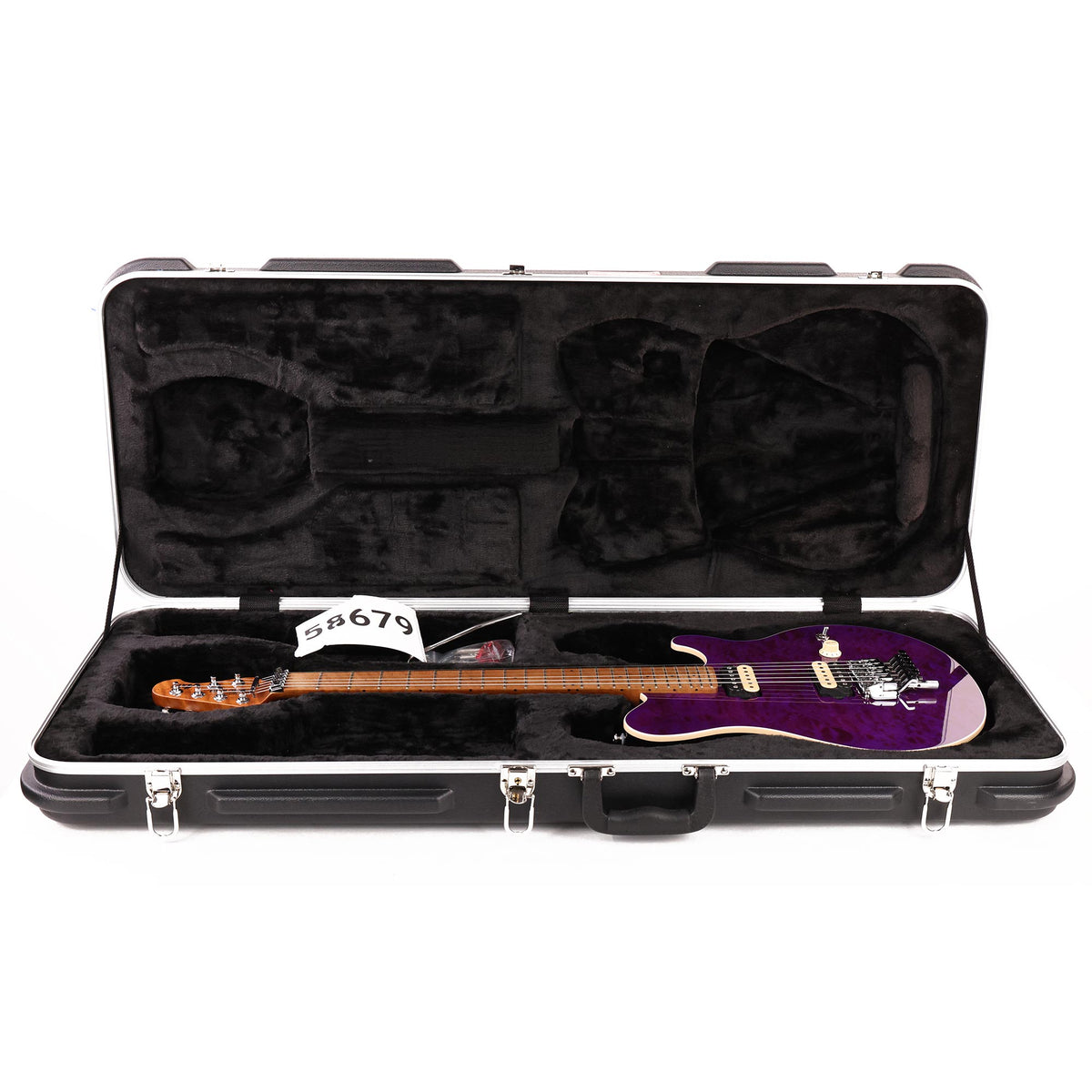Ernie Ball Music Man Axis Guitar Quilt Top Music Zoo Exclusive Amethyst 2019 — 8
