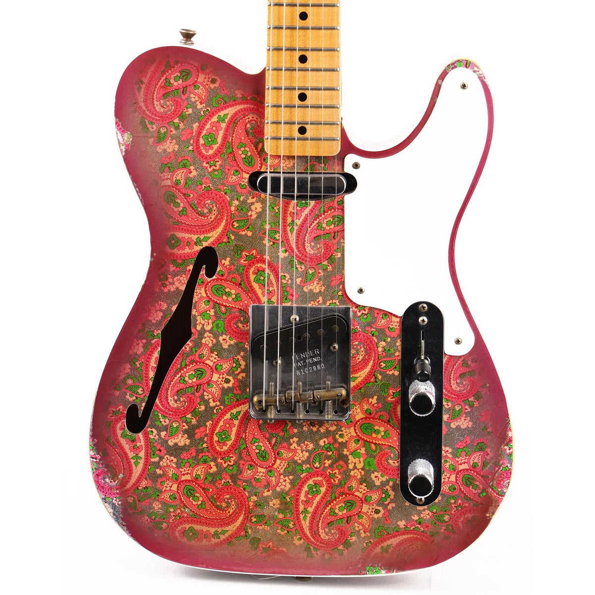 Fender Custom Shop Limited Edition Double Esquire Thinline Custom Relic Aged Pink Paisley 2020 — 1