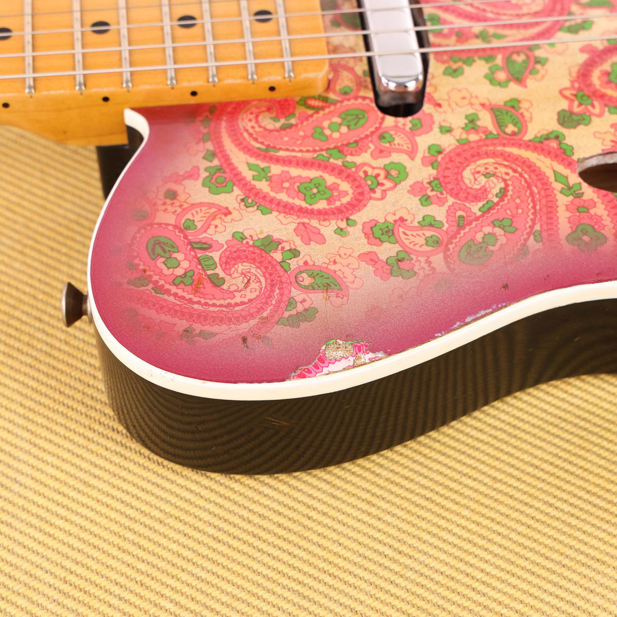 Fender Custom Shop Limited Edition Double Esquire Thinline Custom Relic Aged Pink Paisley 2020 — 8