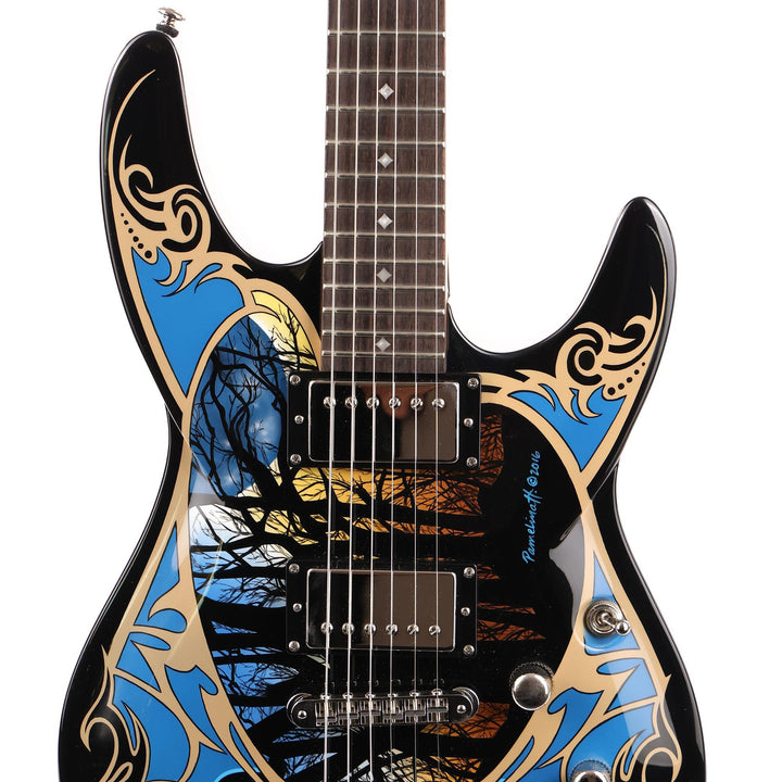 Diamond Barchetta Pamelina Painted Guitar Used