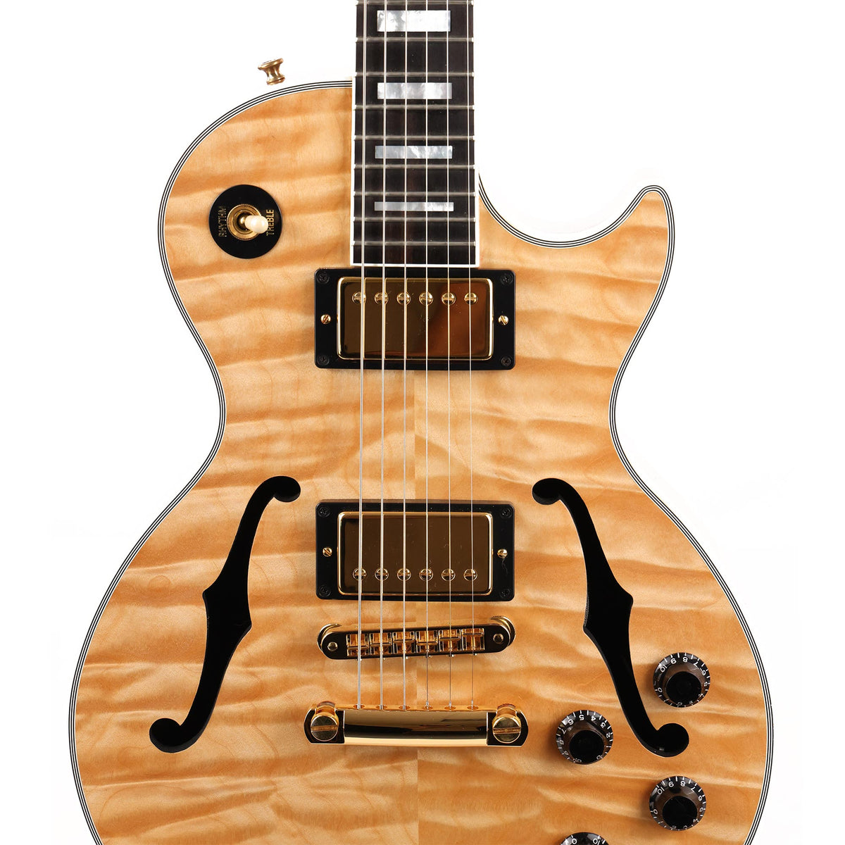 Gibson Custom Shop Les Paul Custom 3A Quilt Top Natural 2003 — 6