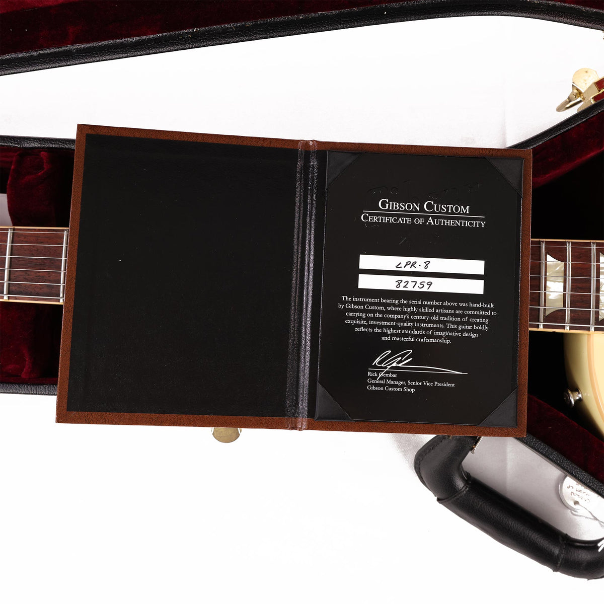 Gibson Custom Shop 1958 Les Paul Standard Classic White VOS 2012 — 9