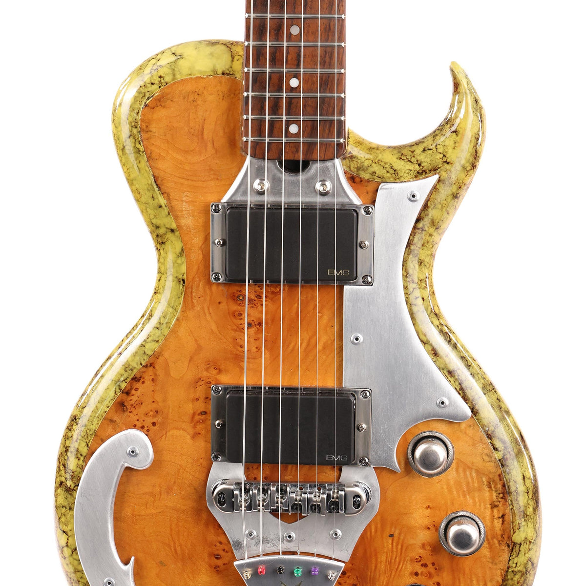 AM Guitars Anibal Mistorni Marble Sculpted Guitar — 6
