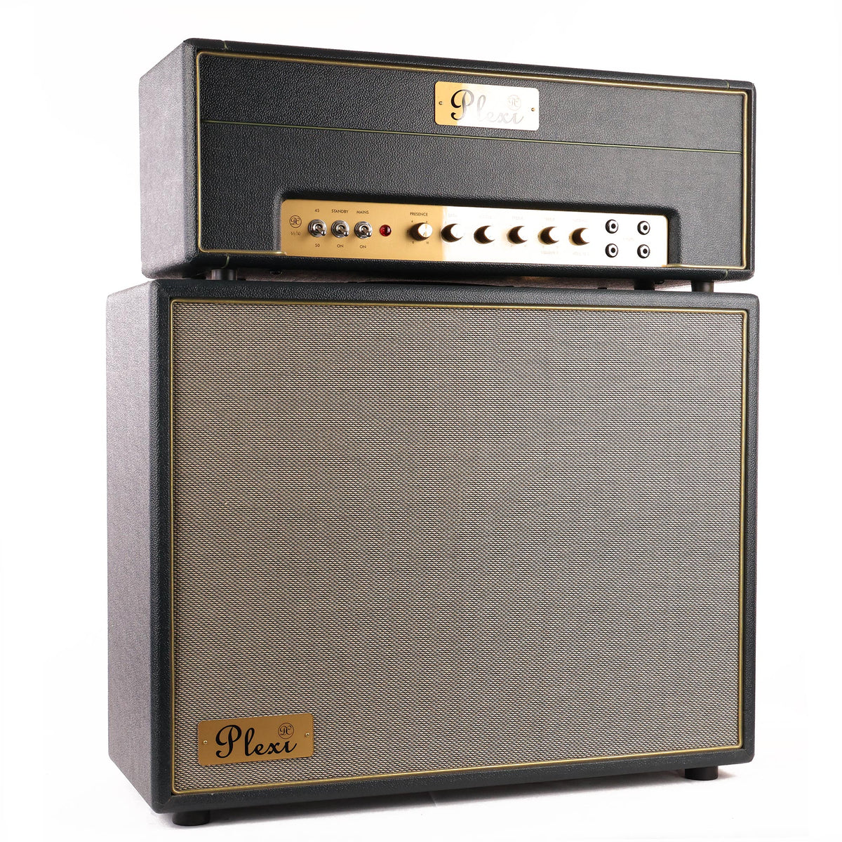 Cornell Plexi 45/50 Head with 2x12 Cabinet — 1