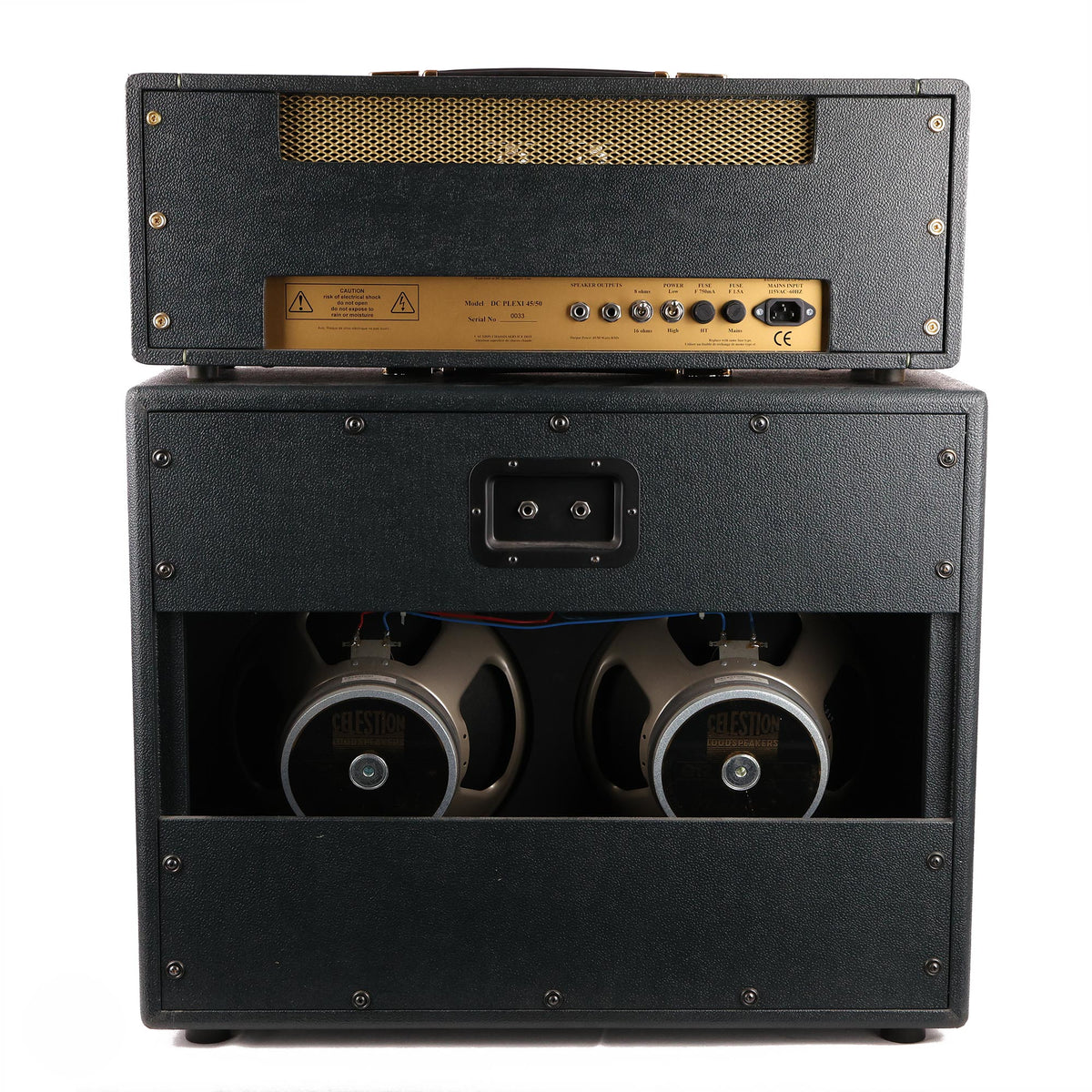 Cornell Plexi 45/50 Head with 2x12 Cabinet — 4
