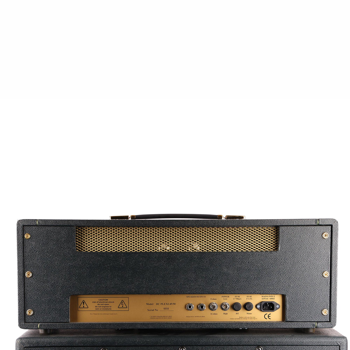 Cornell Plexi 45/50 Head with 2x12 Cabinet — 5