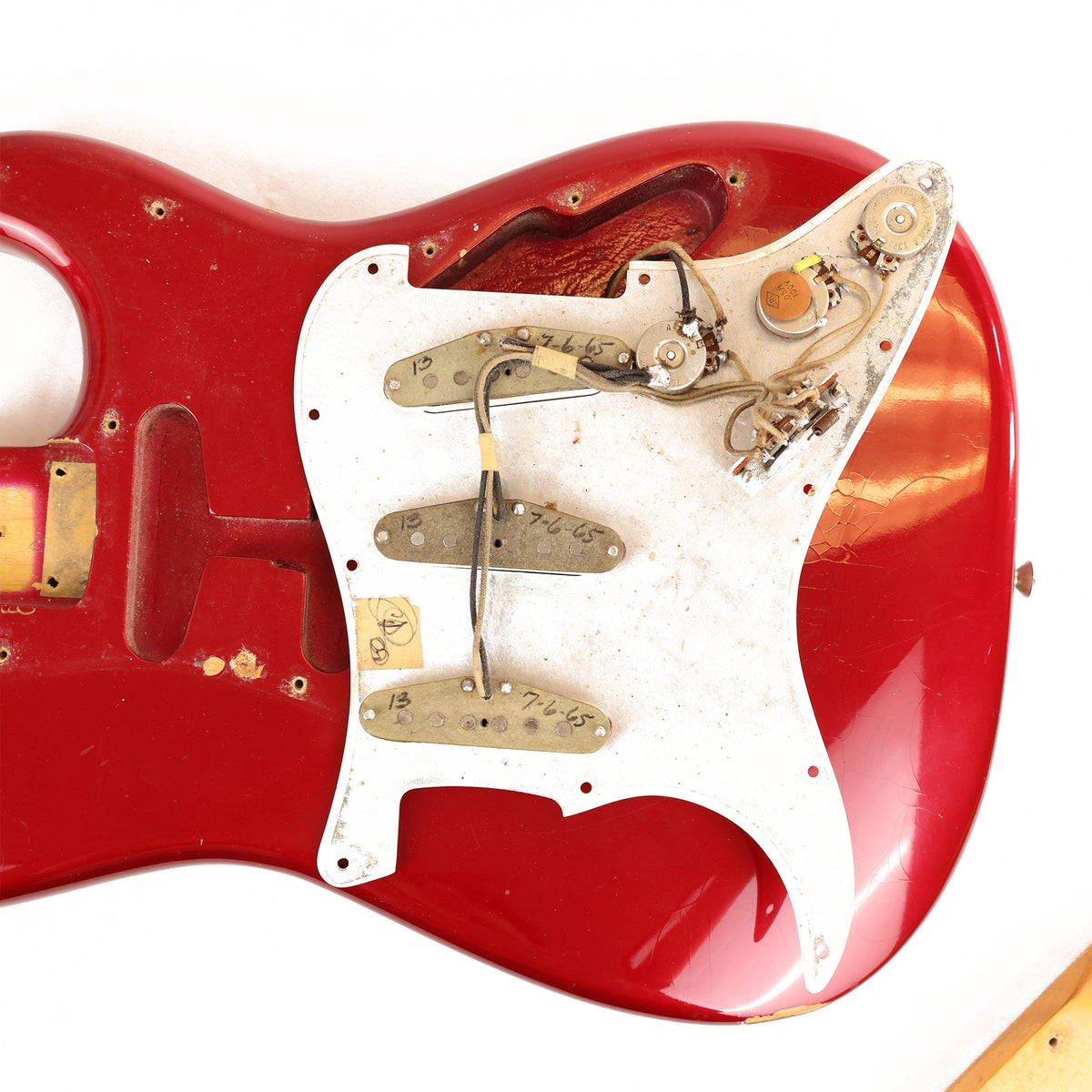 1965 Fender Stratocaster Candy Apple Red Refin — 10