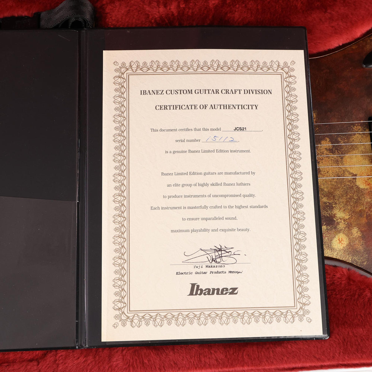 Ibanez j.Custom JCS21 2001 — 10