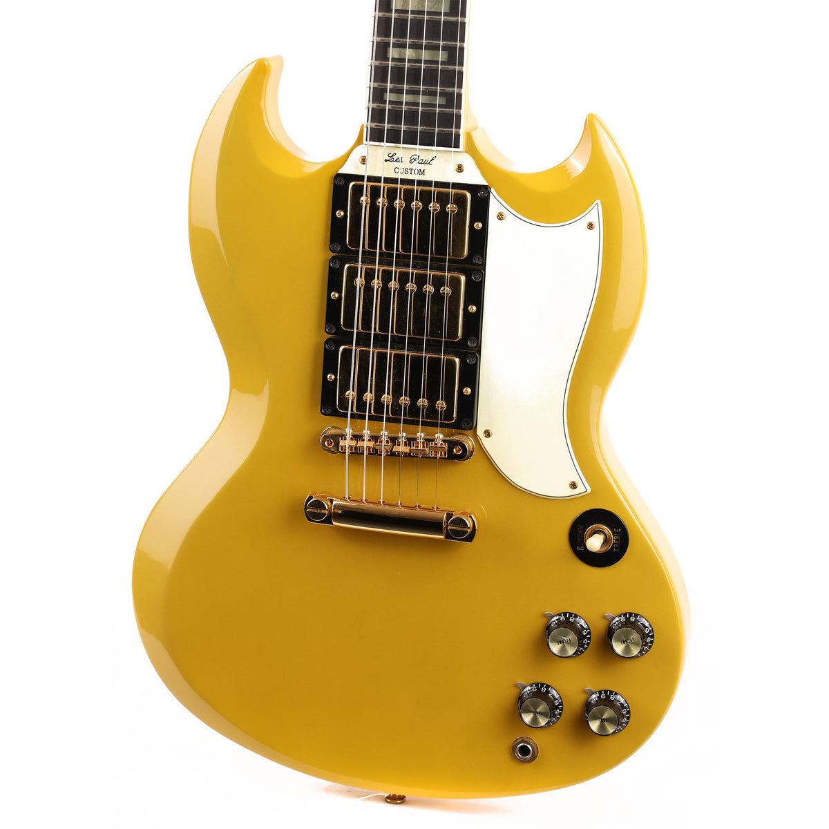 1991 Gibson 1961 SG Custom 30th Anniversary TV Yellow — 7