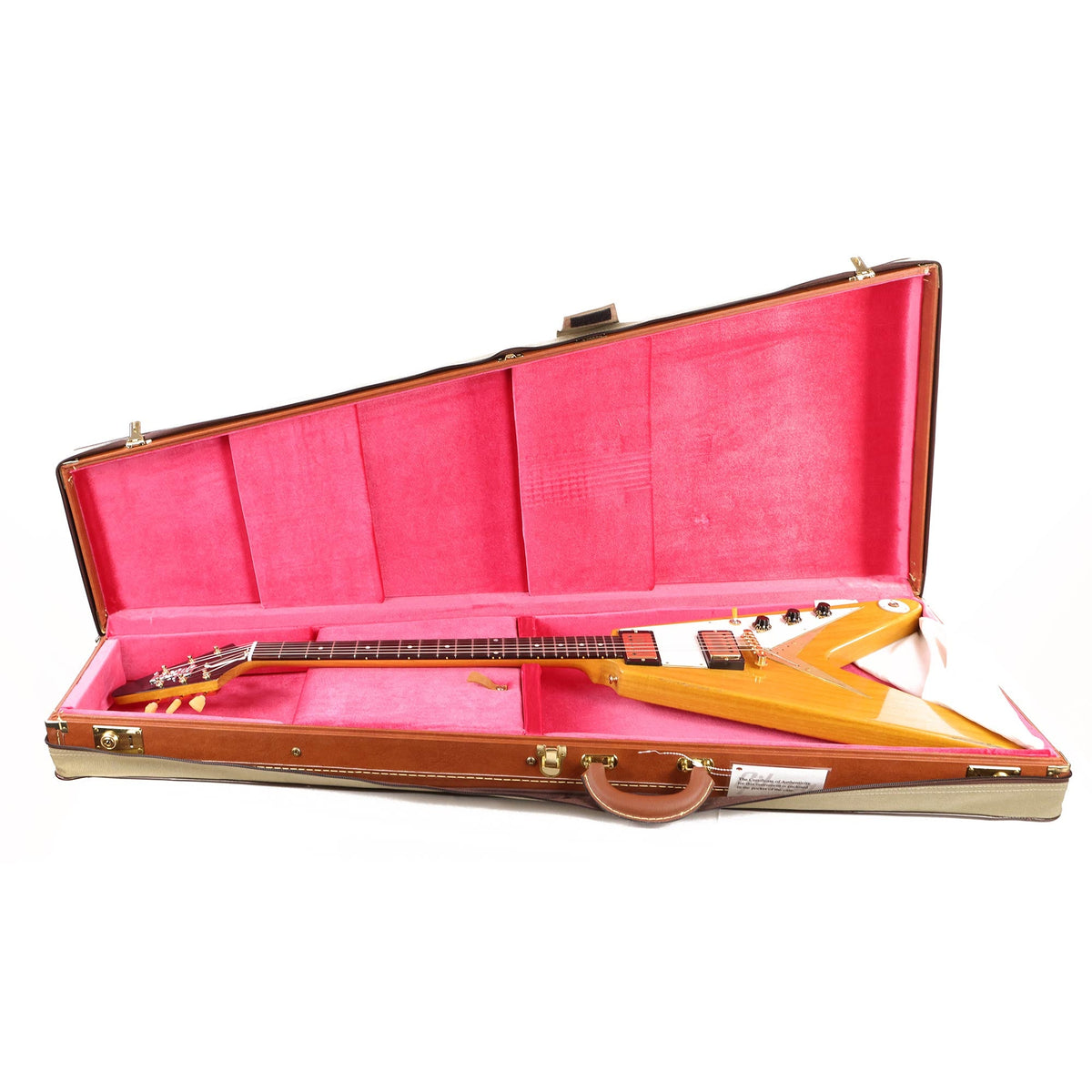 Gibson Custom Shop Collector's Edition 1958 Korina Flying V Murphy Lab Light Aged Natural — 12