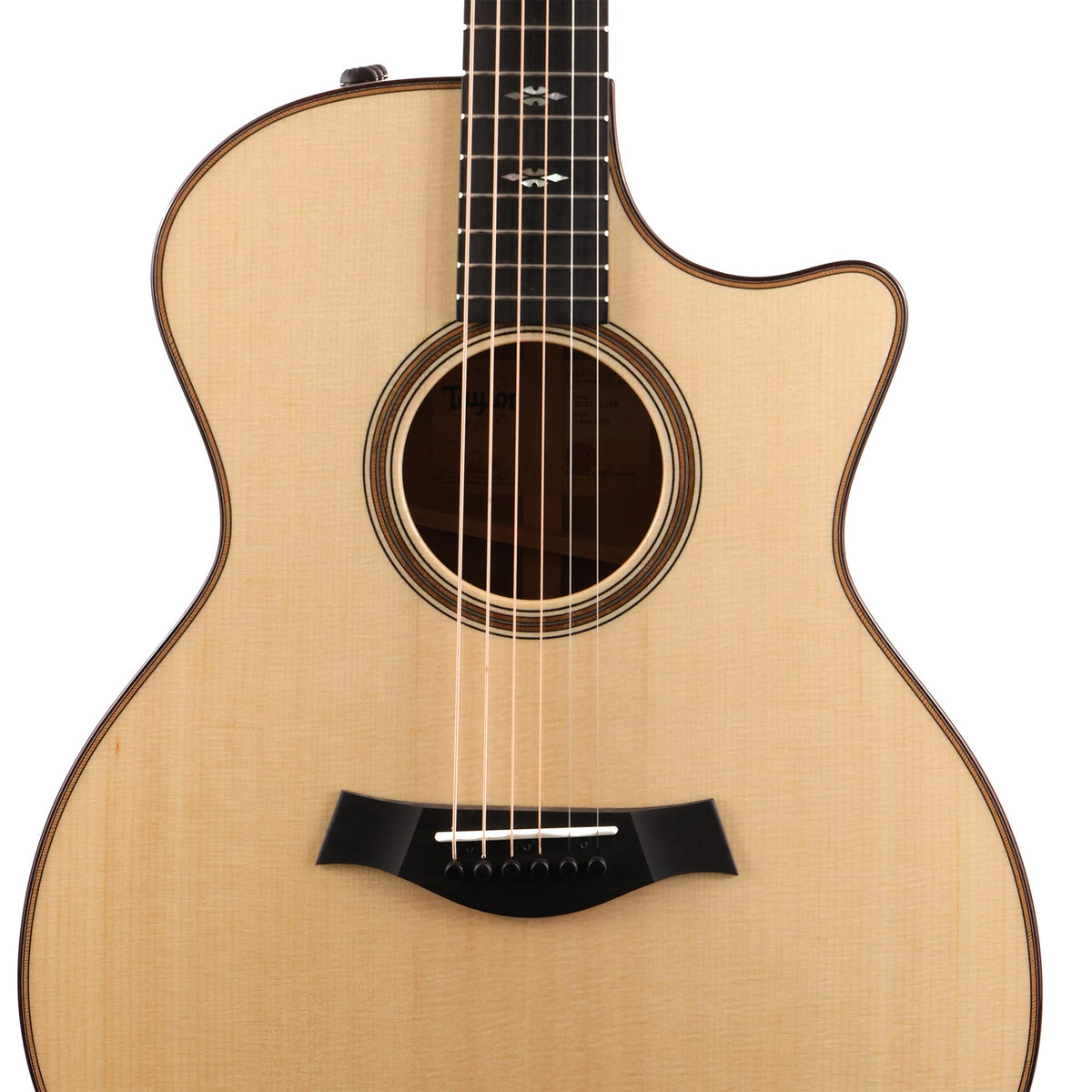 Taylor 714ce LTD Blackheart Sassafras and Lutz Spruce Grand Auditorium Acoustic-Electric — 6