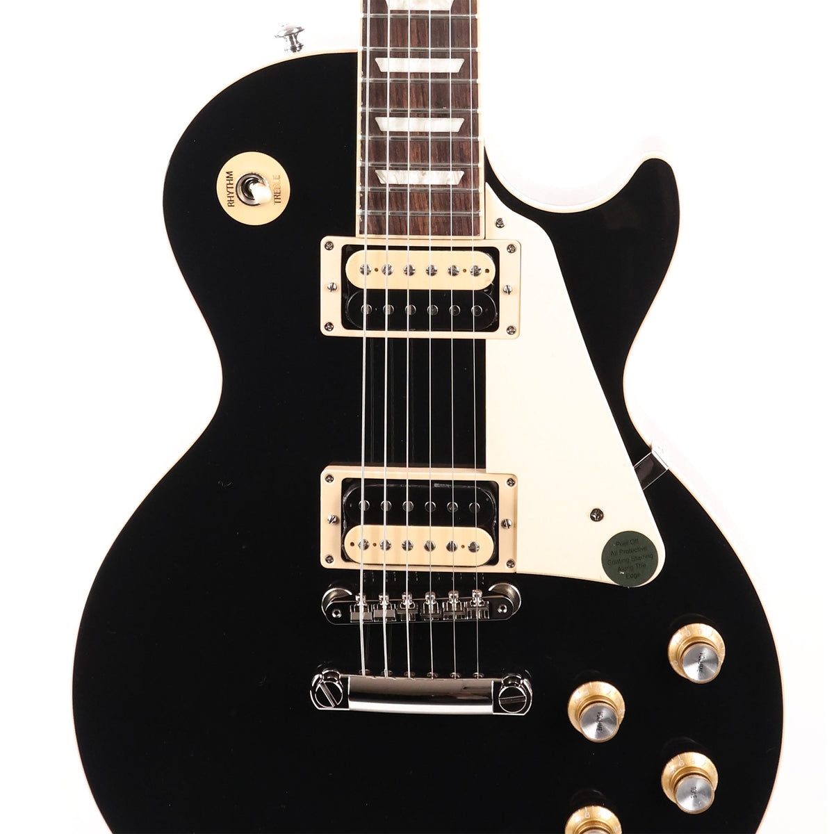 Gibson Les Paul Classic Electric Guitar Ebony — 6