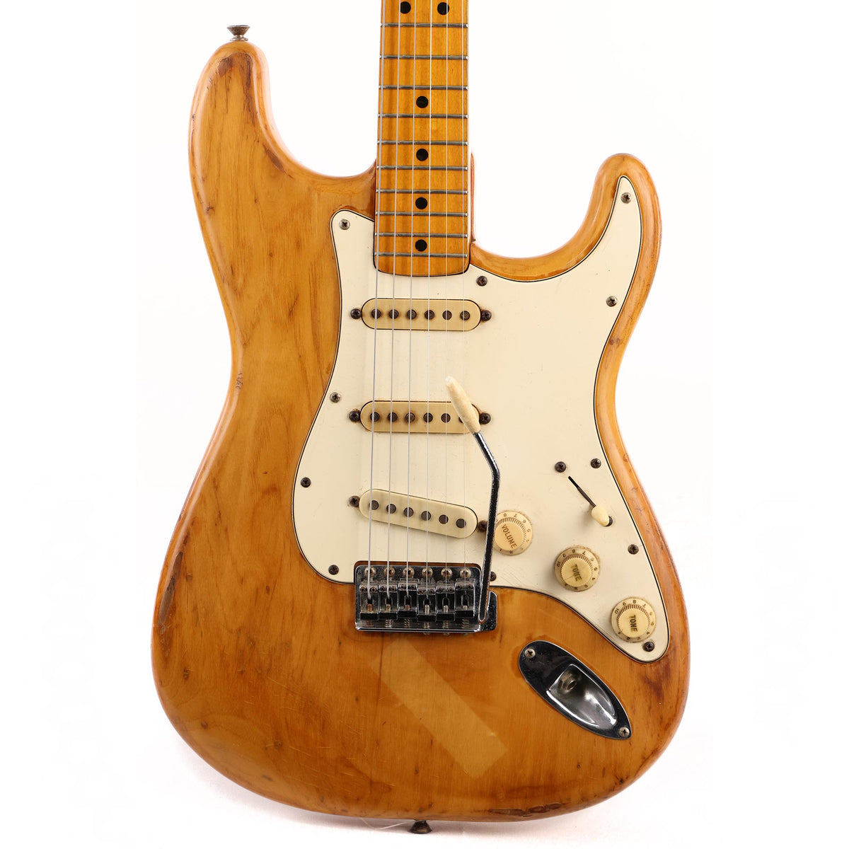 1974 Fender Stratocaster Refinished Natural | The Music Zoo