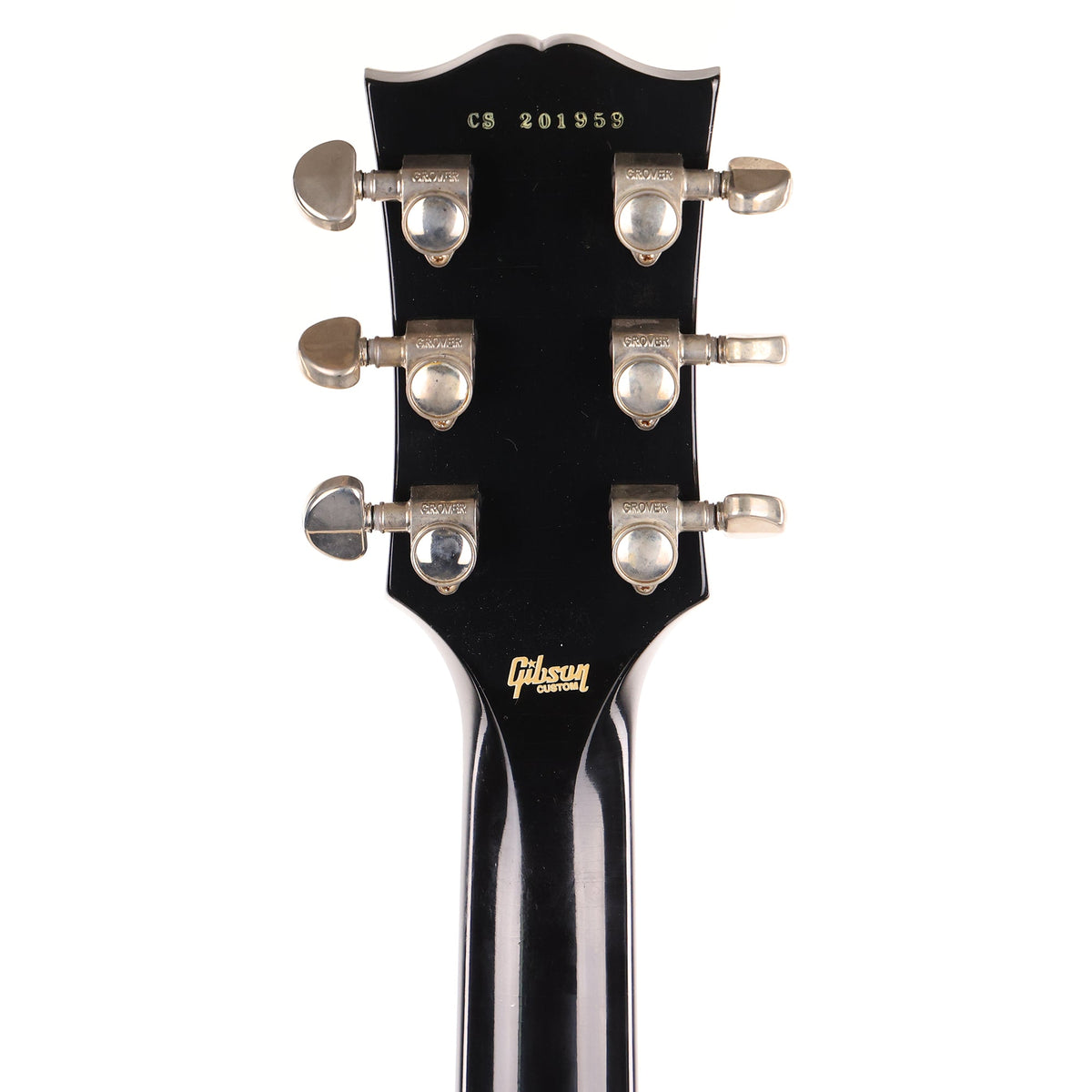 Gibson Custom Shop Les Paul Custom Made 2 Measure Ultra Light Aged Ebony — 5