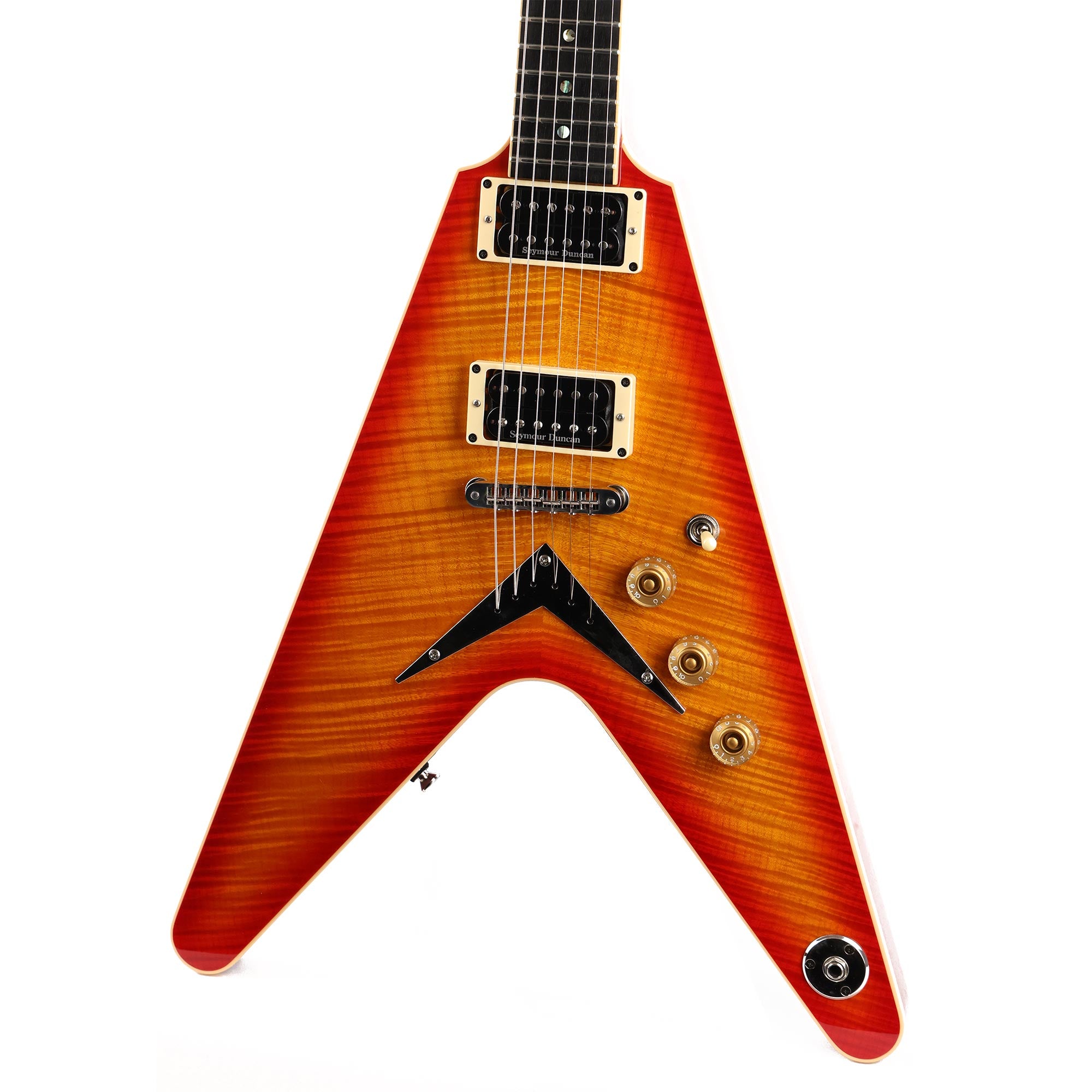 Dean Time Capsule V Trans Cherry Burst 2017 | The Music Zoo
