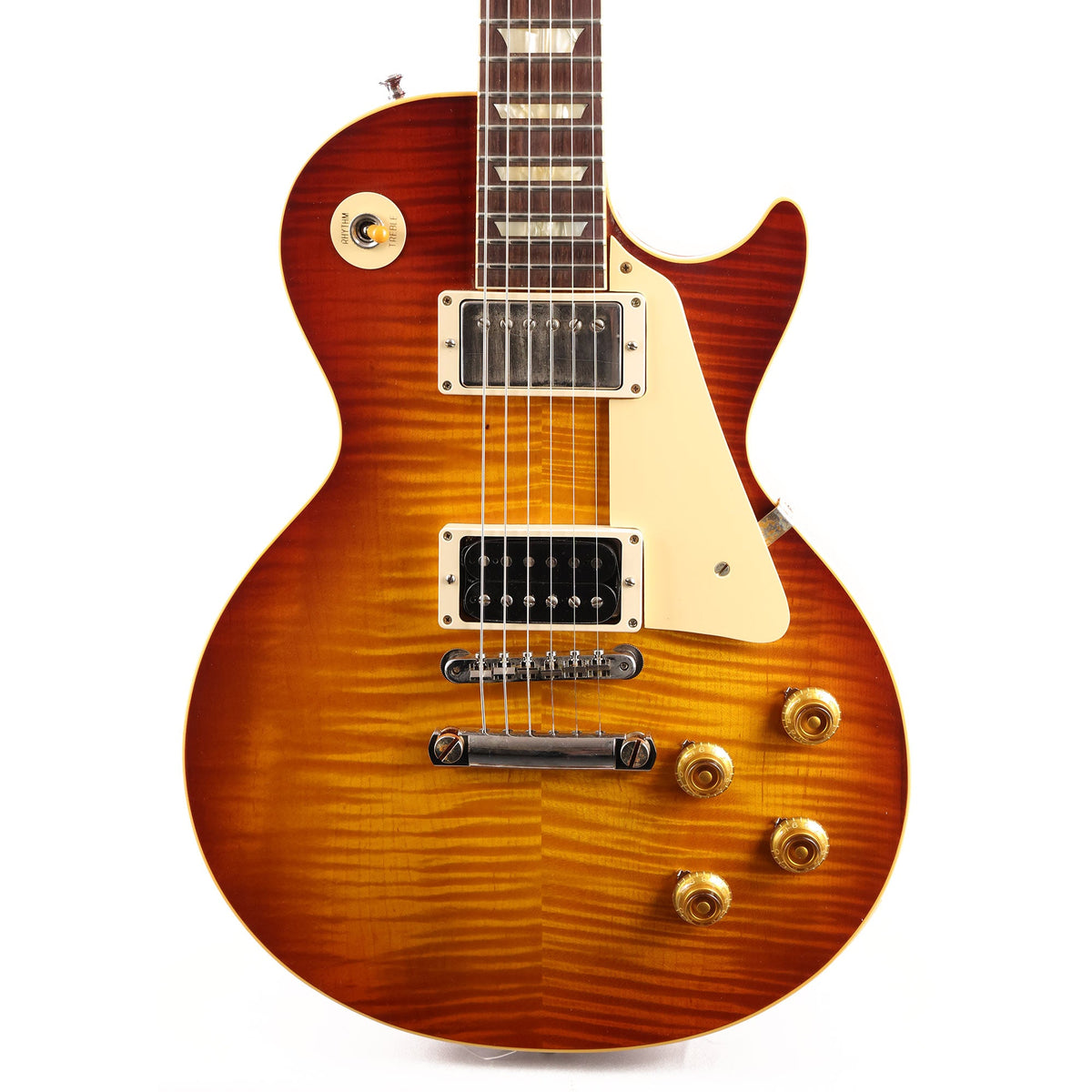 Gibson Custom Shop '59 Les Paul Reissue VOS Orange Sunset Fade Made 2 Measure — 1