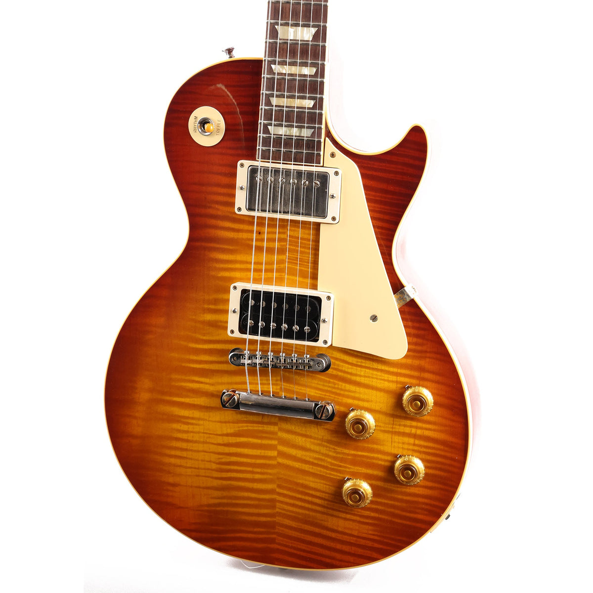 Gibson Custom Shop '59 Les Paul Reissue VOS Orange Sunset Fade Made 2 Measure — 7