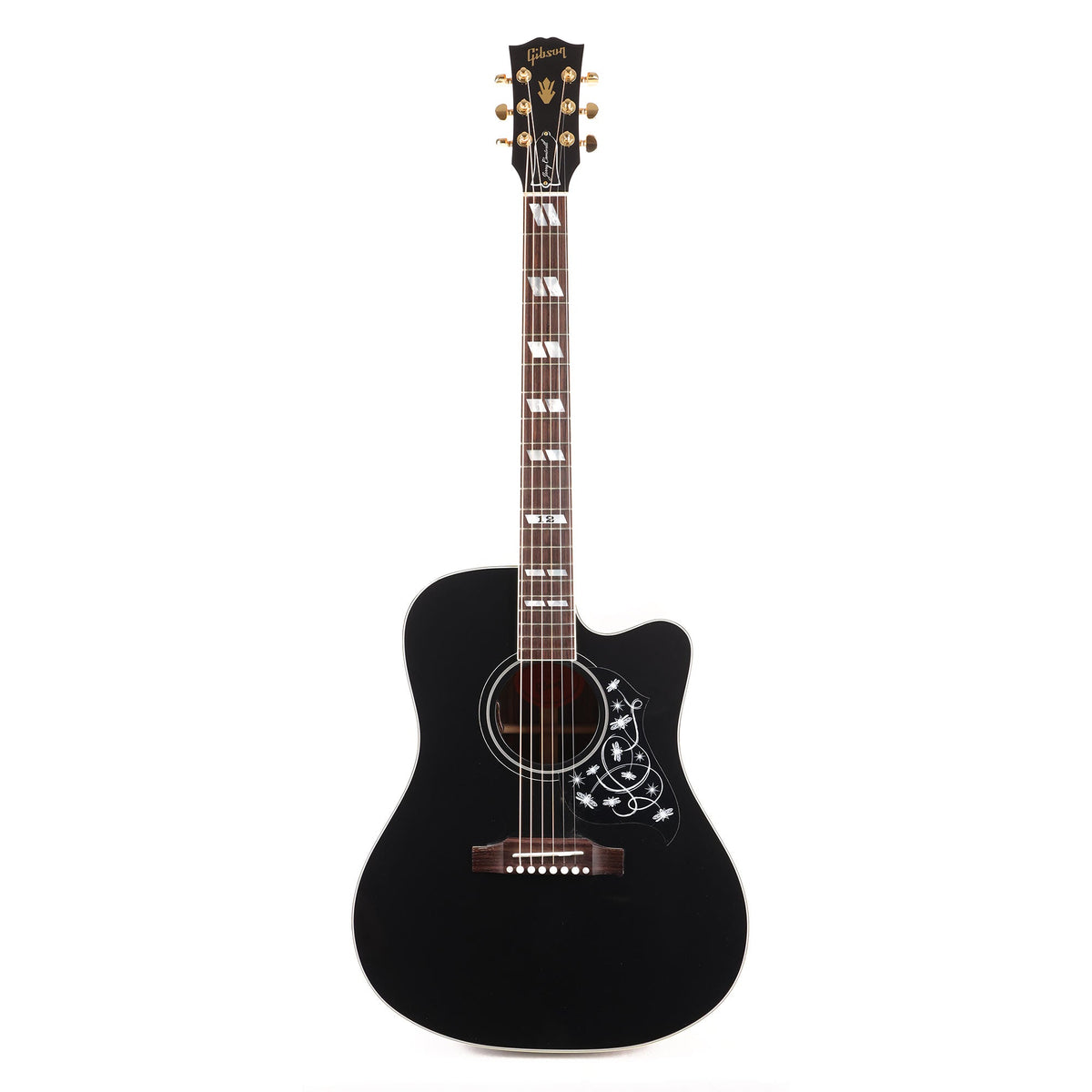Gibson Jerry Cantrell Fire Devil Songwriter Acoustic-Electric Ebony — 2