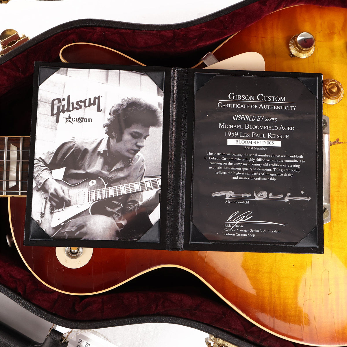 Gibson Custom Shop Mike Bloomfield '59 Les Paul Murphy Aged Bloomfield Burst 2009 — 11