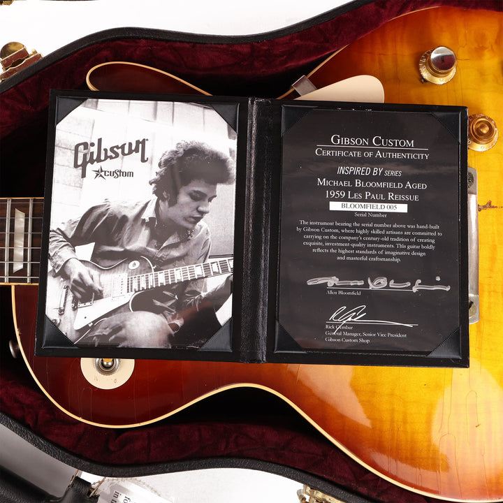 Gibson Custom Shop Mike Bloomfield '59 Les Paul Murphy Aged Bloomfield Burst 2009